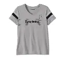 Women's #1 Racing Tee with Reflective Stripe - Vapor Blue