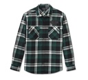 Men's Bar & Shield Flannel Shirt - Plaid - Harley Black & Rainforest