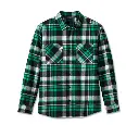 Men's Essence Shirt - Green Plaid