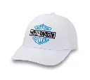 Women's Three Stars Bar & Shield Adjustable Cap - Bright White