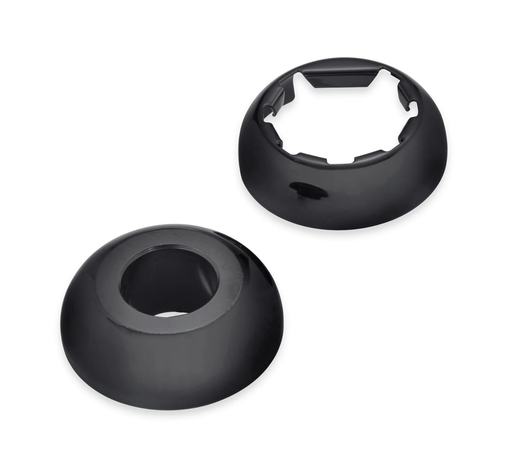 FRONT WHEEL SPACER DOMED, GLOSS BLACK