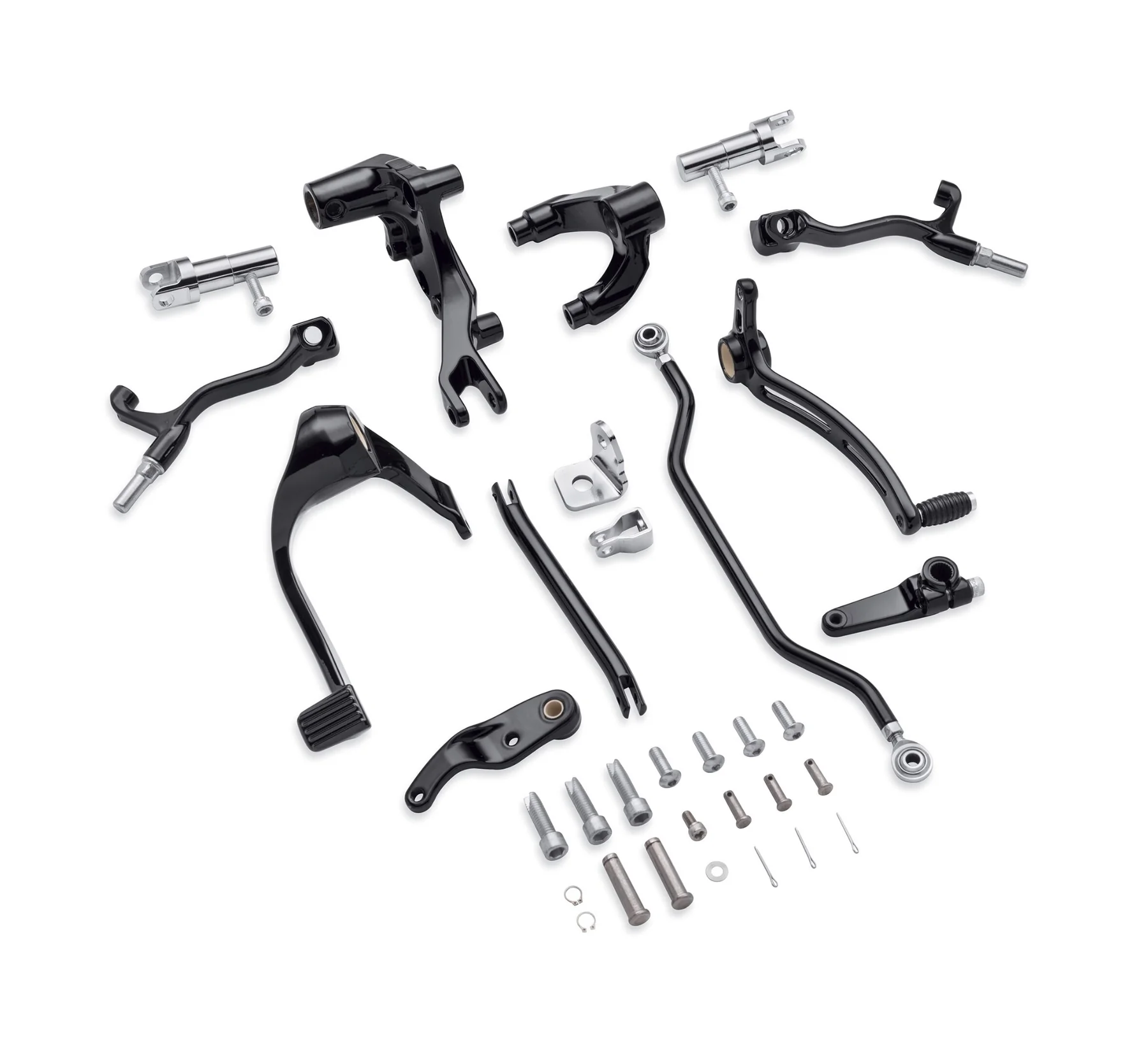 KIT,RDR INTFC MISC CMPNT,REAR SETS, BLK