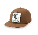 Cowboy 5-Panel Strapback Cap - Toffee