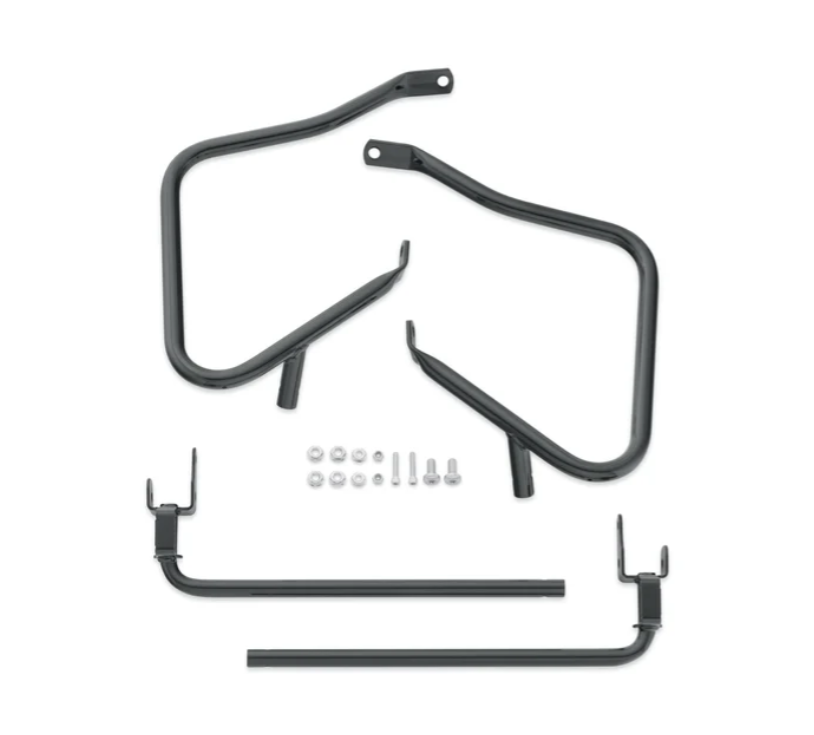 GLOSS BLACK REAR SADDLEBAG GUARDS