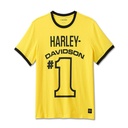 Men's #1 Racing Mesh Ringer Tee - Dandelion