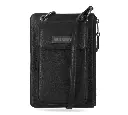 Women's Classic Leather Phone Case Crossbody Wallet Black - Black