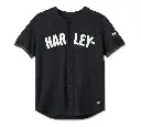 Men's Smokin' Baseball Jersey - Harley Black
