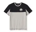 Men's Willie G Skull Colorblock Short Sleeve Tee - Colorblock - Harley Black & Ghost Grey