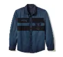 Iron Bond II Long Sleeve Shirt - Colorblock - Mood Indigo & Harley Black