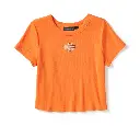 Essential Arched Font Babydoll Tee - Harley Orange