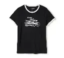 Hug A Harley Ringer Tee - Harley Black
