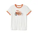 Hug A Harley Ringer Tee - Cloud Dancer