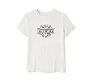 Essential Bling Crew Neck Tee - Cloud Dancer