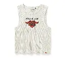 Women's Dickies x H-D Racerback Cropped Eagle Tank - Silver Birch