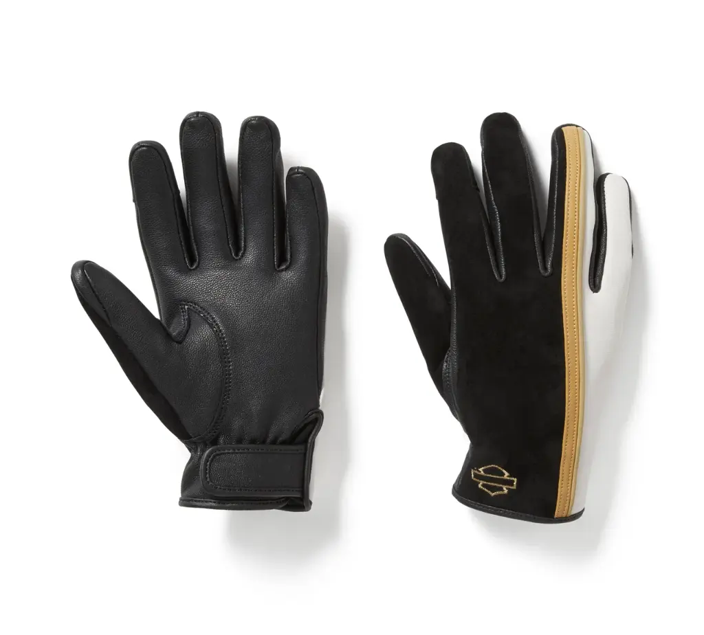 H-D® Leather Mixed Media Riding Gloves
