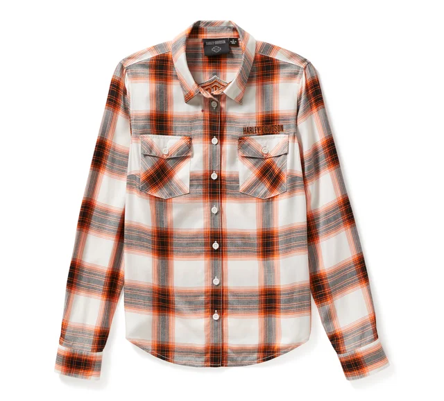Essential B&S Woven Plaid Long Sleeve