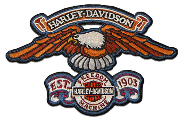 6" Eagle Freedom Machine Patch