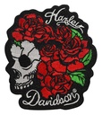 5" ROSE SKULL PATCH