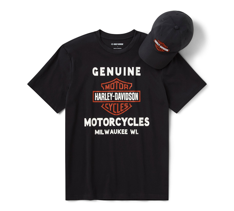 Bar & Shield  Hat & Tee Gift Set