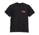 Willie G Winged Wheel Tee - True Black