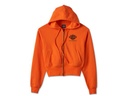 Women's 120th Anniversary Zip Front Hoodie - Harley Orange