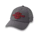 H-D Oil Can Bar & Shield Stretch-Fit Cap - Blackened Pearl Heather