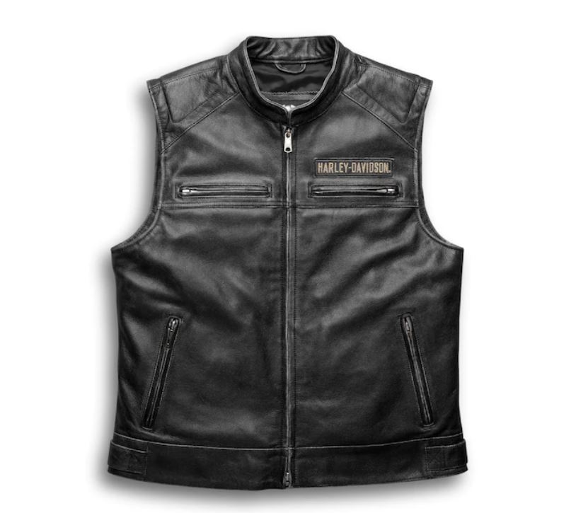 Men's Passing Link Leather Vest