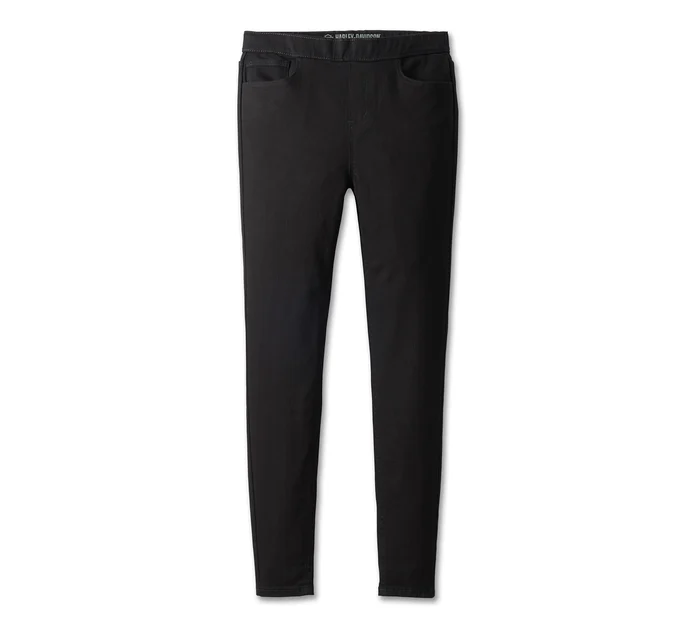 Women's Harley-Davidson High Rise Skinny Pull On Jeans