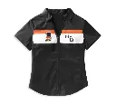 Women's Crew Stripe Zip Front Shirt