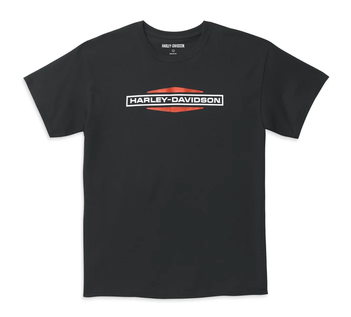 Men's Stacked Logo Tee - Black Beauty