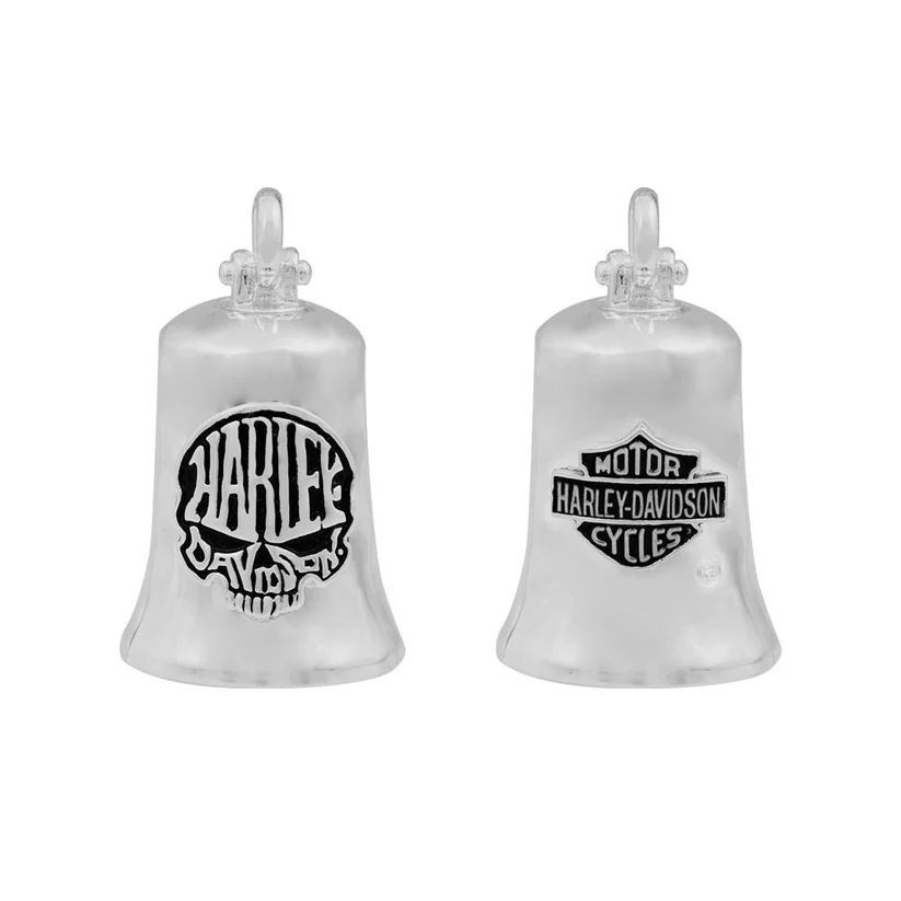 Calavera Silver Skull Ride Bell