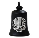 Calavera Skull Bar & Shield Ride Bell - Matte Black Finish