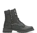 Women's Leather Nolana 6" Lace Waterproof Riding Boots - Black