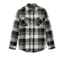 Essence Long Sleeve Flannel Shirt - Plaid - Harley Black & Grape Leaf