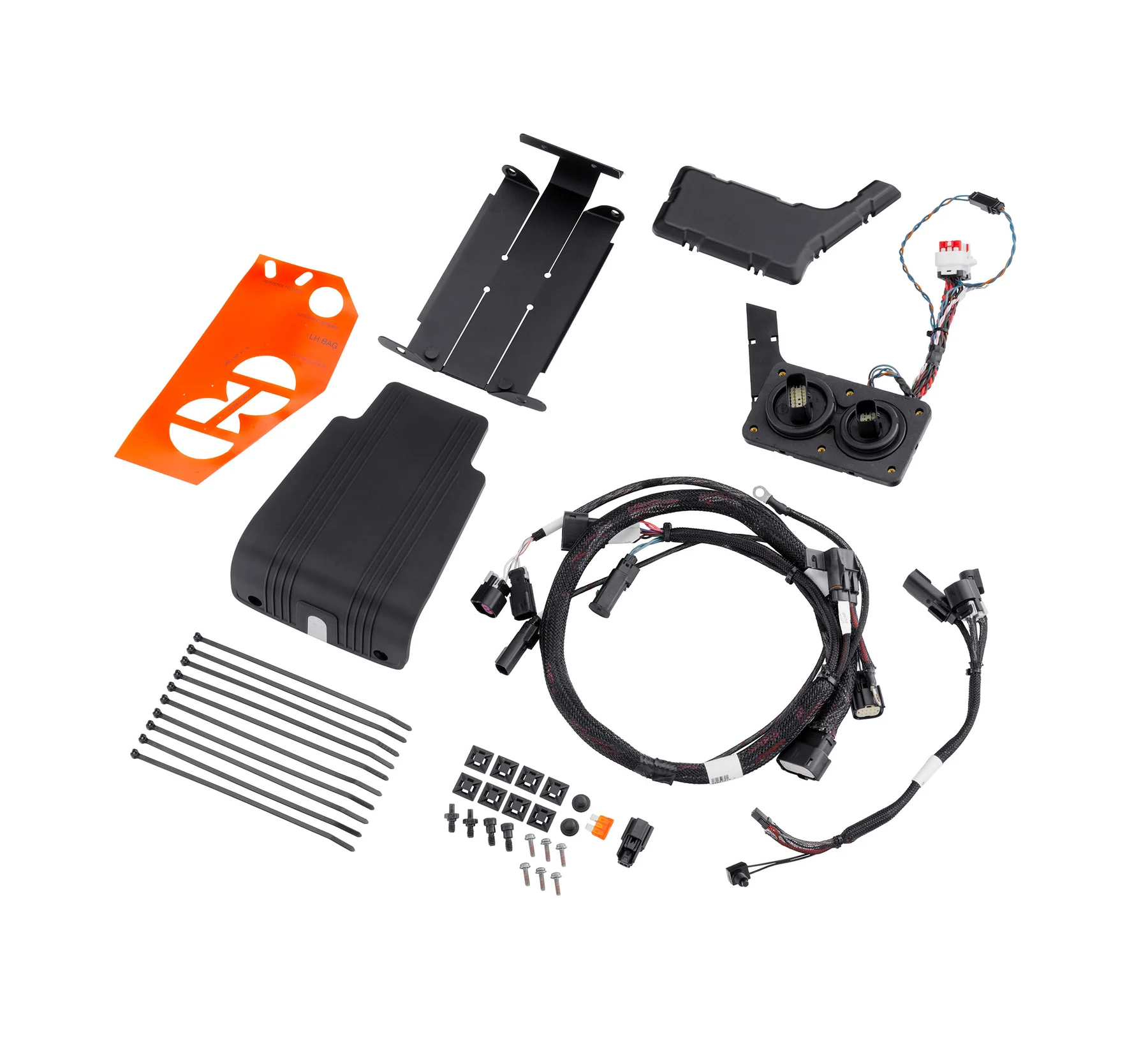 [76000974] KIT,INFOT,AMPLIFIER,LH SADDLEBAG,PRIMARY
