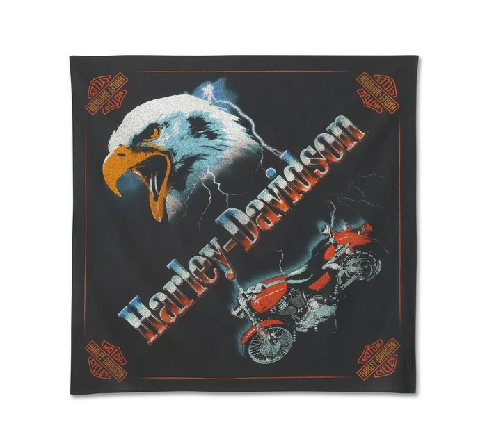 [97620-25VX] H-D Eagle Rider Bandana - Harley Black