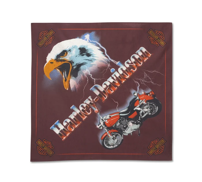 [97622-25VX] BANDANA-WOVEN,RED