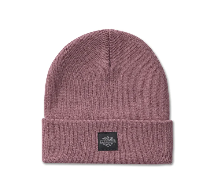 [97626-25VX] Forever Harley Beanie - Wistful Mauve