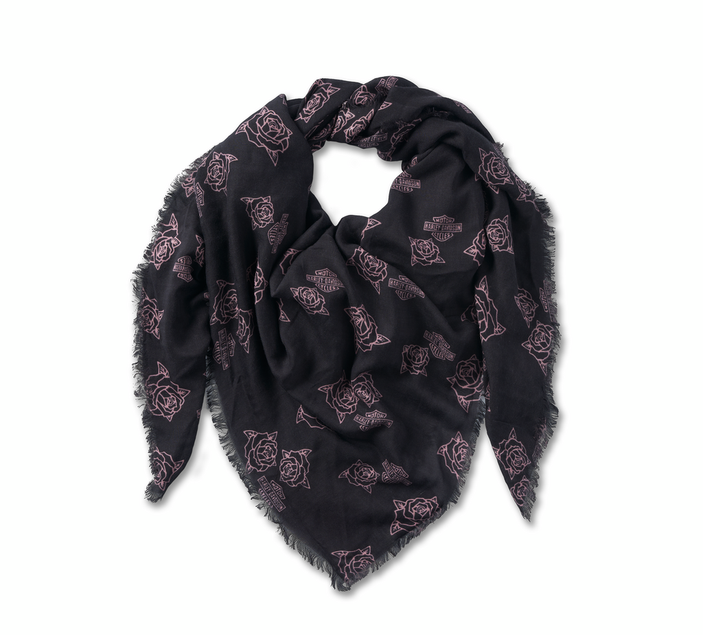 [97642-25VW] Women's Rosebud Shawl