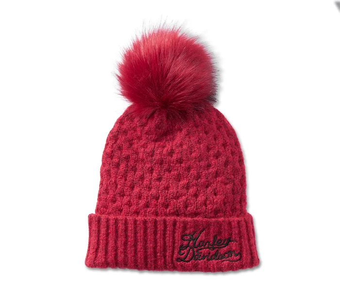 [97686-24VW] Celebrate Pom Pom Hat - Chili Pepper