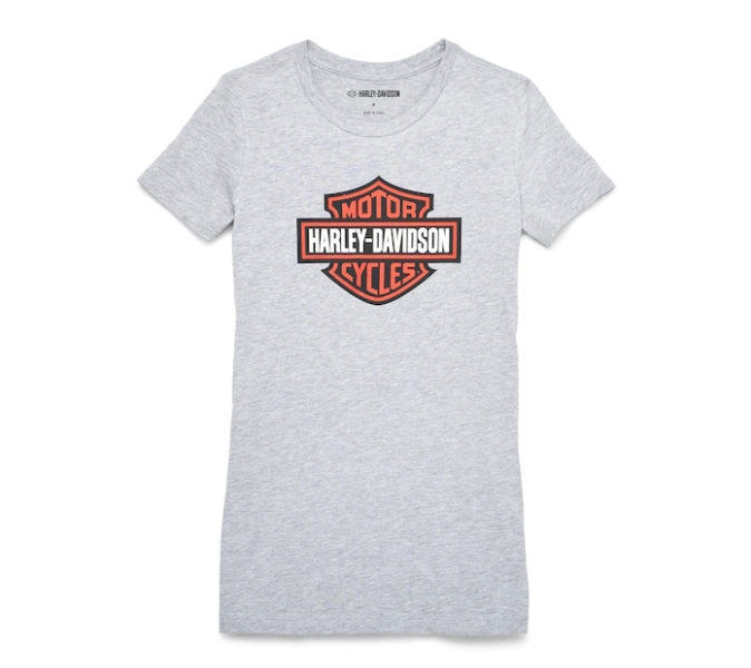 [99153-22VW/000S] Women's Bar & Shield Graphic Tee