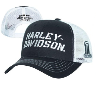 [LBR-02187-6] Dark Grit Black/White Cap