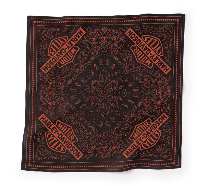 [97696-25VX] Women's Bar & Shield Classic Bandana - Harley Black