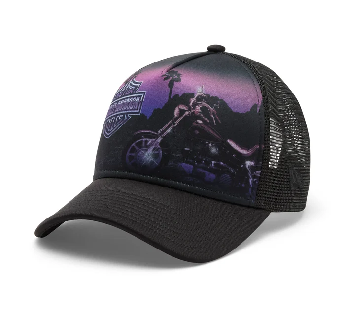 [97725-25VM] Lowrider Sunset 9FORTY Trucker Cap