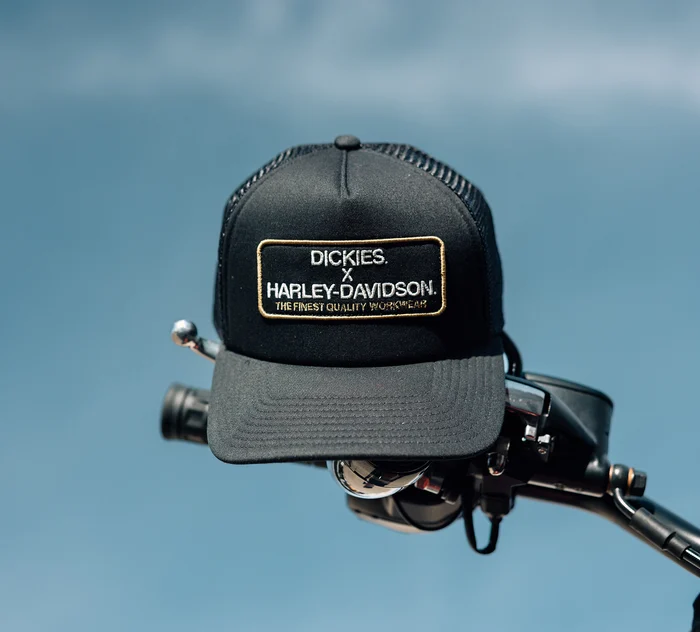 [97741-25VM] Dickies x H-D® Foam Mesh Trucker Cap