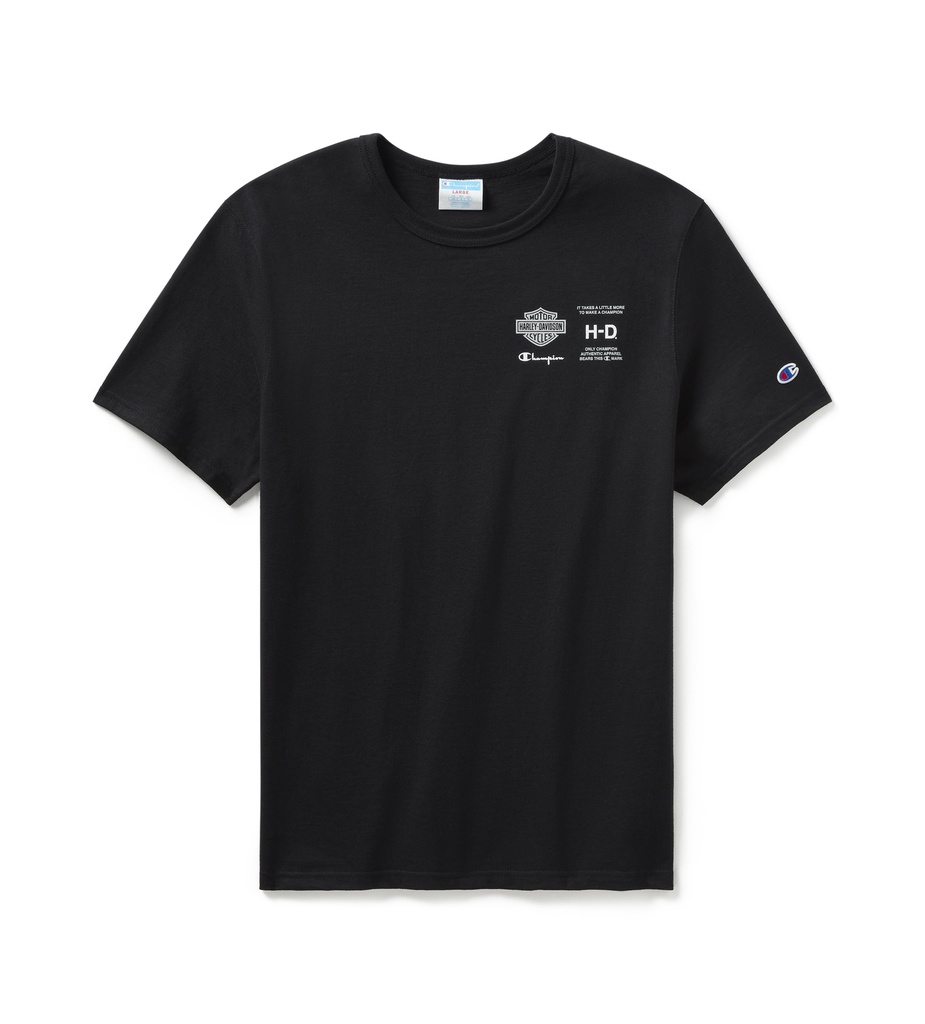 Champion x Harley-Davidson Fanatic Tee - Black & Silver Champion
