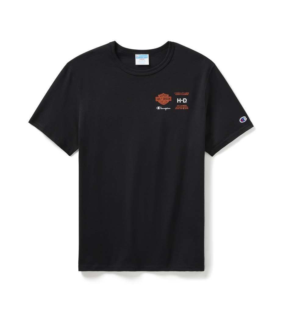 Champion x Harley-Davidson Fanatic Tee - Black & Orange Champion