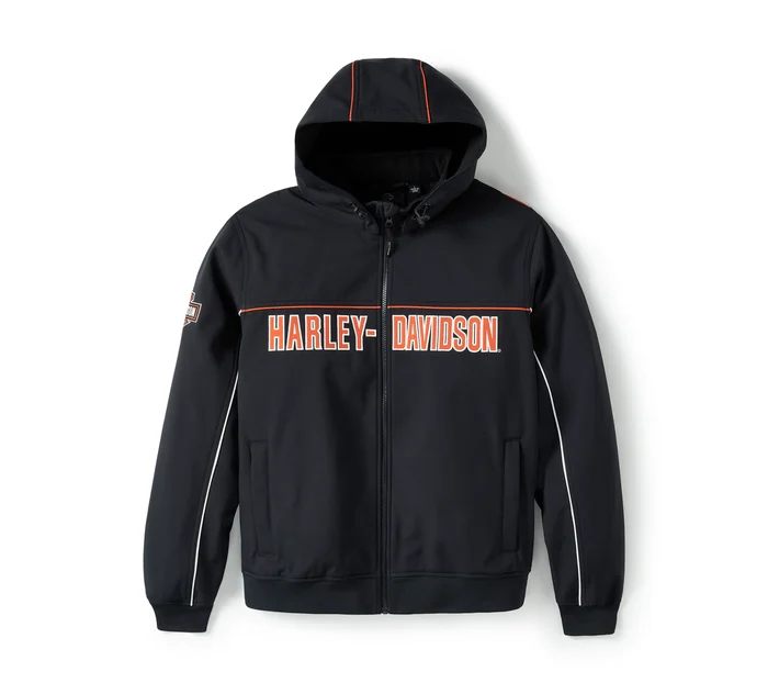 Men's Idyll Windproof Soft Shell Jacket - Harley Black
