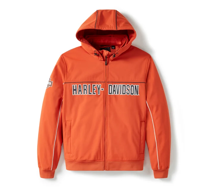Idyll Windproof Soft Shell Jacket - Vintage Orange