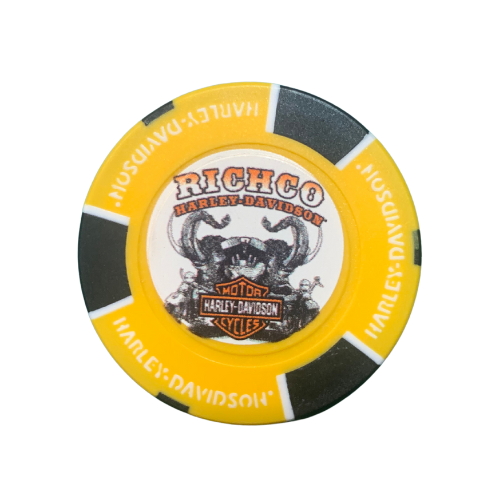 [LDW-02261-3] Poker Chip - Yellow